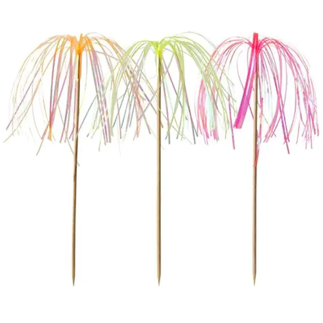 das-kost-mland-deko-partypicker-feuerwerk-neon-100-st-ck image 1