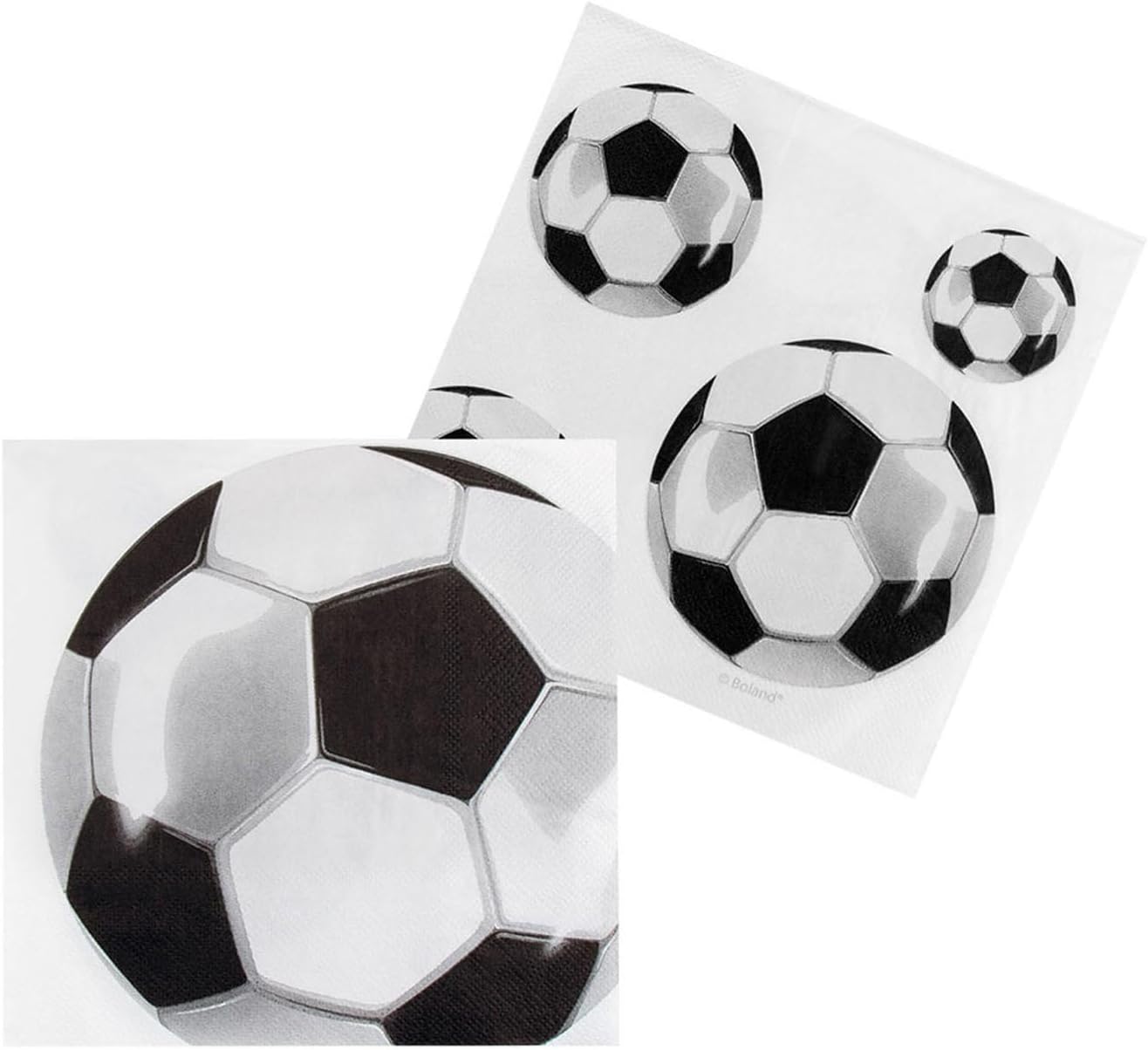 das-kost-mland-dekorationen-fu-ball-partydeko-schwarz-wei-set image 2