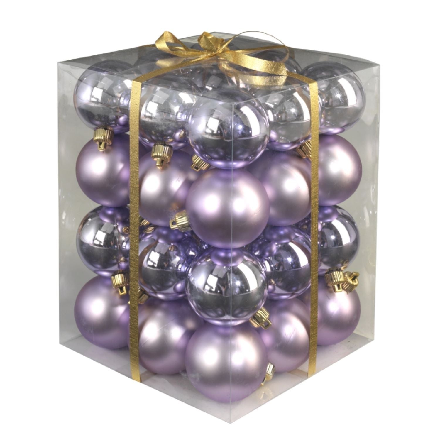 das-kost-mland-weihnachtskugeln-36x-6cm-lila-matt-gl-nzend image 1