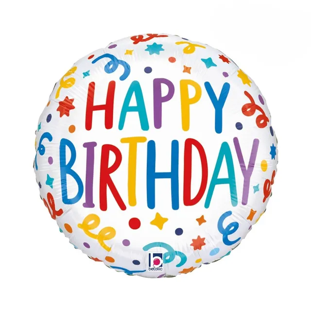 das-kost-mland-dekorationen-folienballon-happy-birthday-46cm image 1