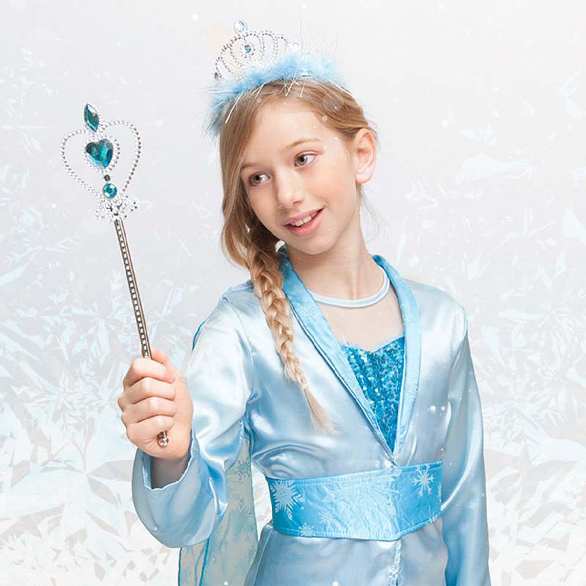 das-kost-mland-kid-schneeprinzessin-m-dchenkost-m-gr-110-128 image 2