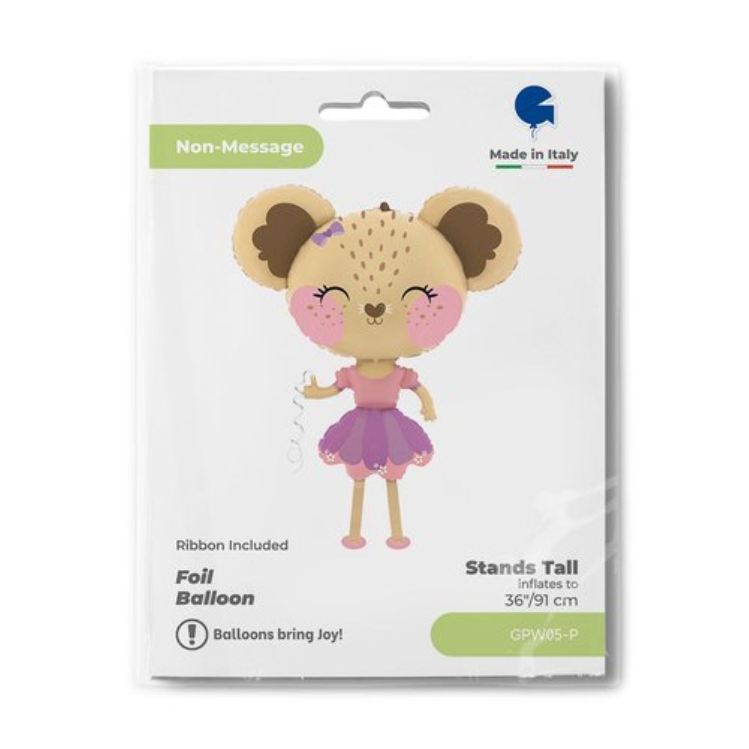 das-kost-mland-airwalker-maus-ballerina-folienballon-91-cm image 6