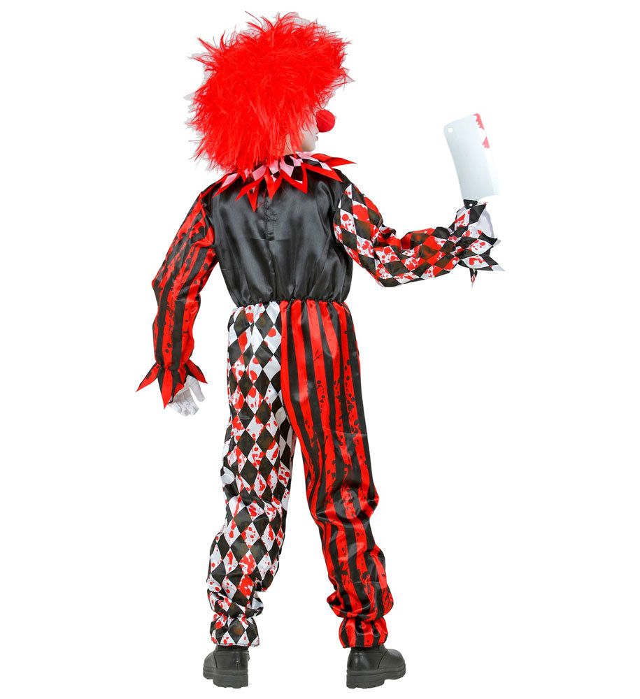 das-kost-mland-killerclown-kinderkost-m-schwarz-rot-128 image 3