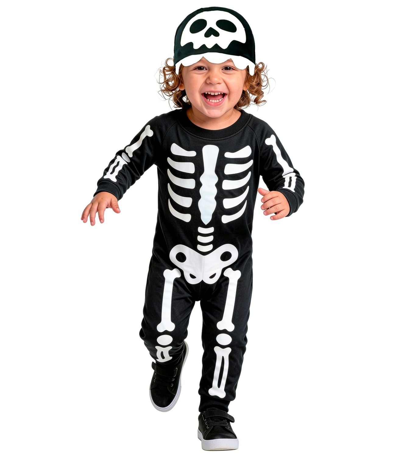 das-kost-mland-kleines-skelett-babykost-m-schwarz-wei image 2