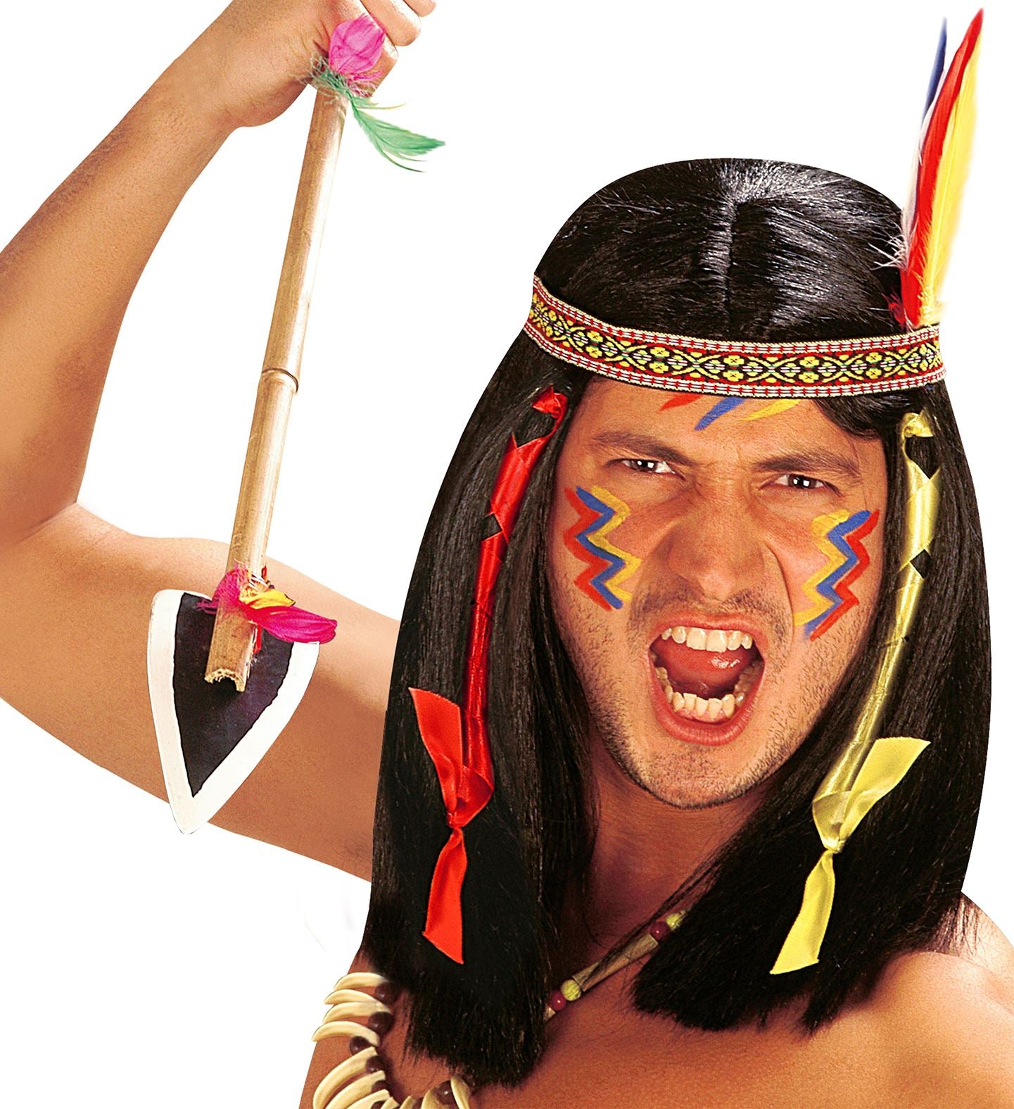 das-kost-mland-comanche-per-cke-schwarz-mit-stirnband image 1