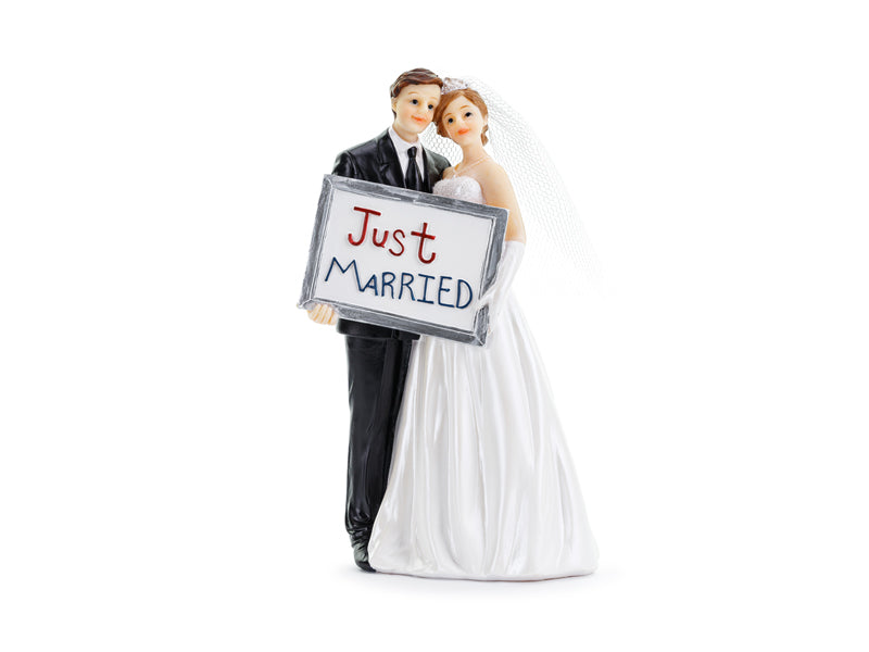 das-kost-mland-dekorationen-figur-brautpaar-just-married-14-5cm image 1