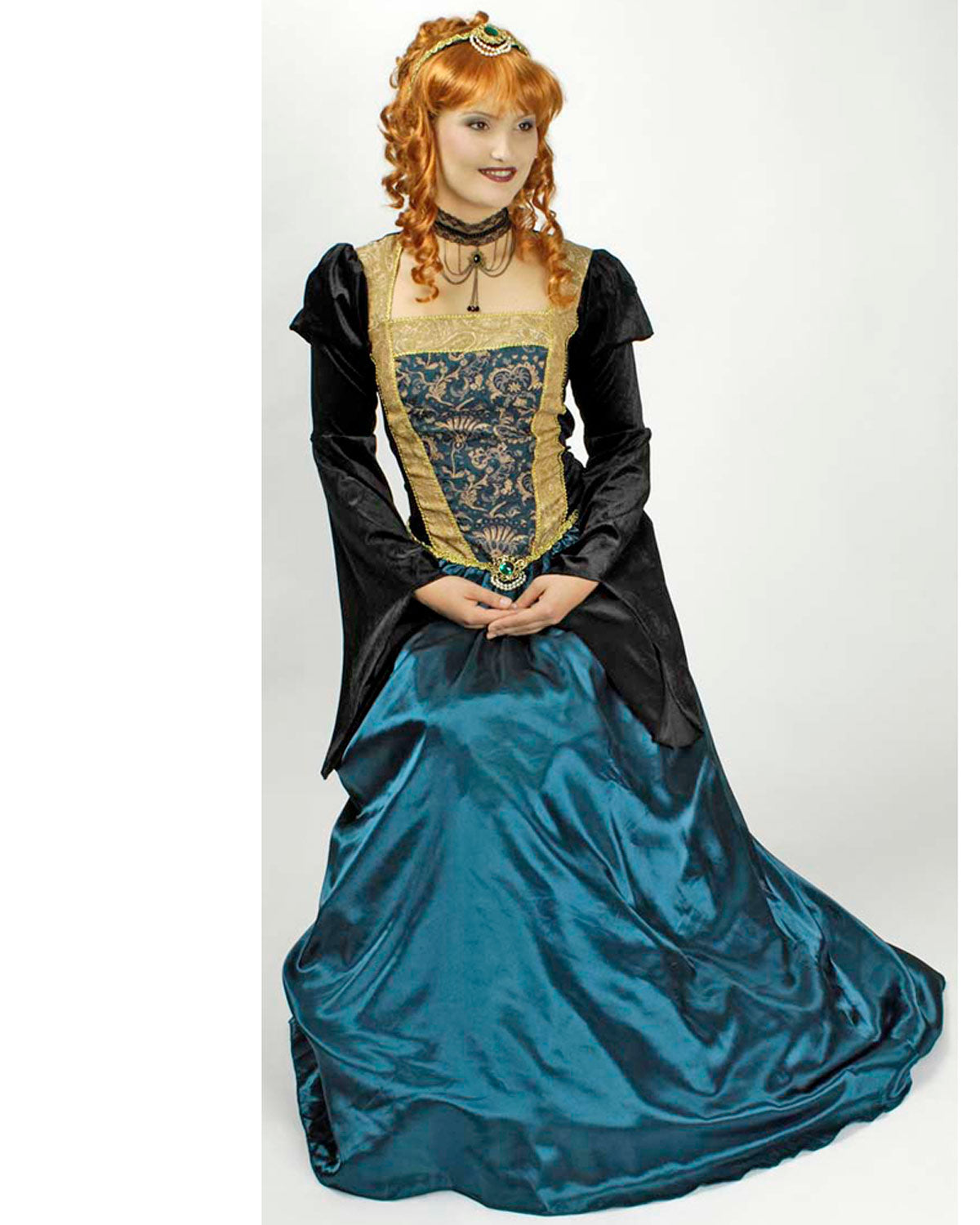 das-kost-mland-damen-burgfr-ulein-josephine-kost-m-blau-36-38 image 3