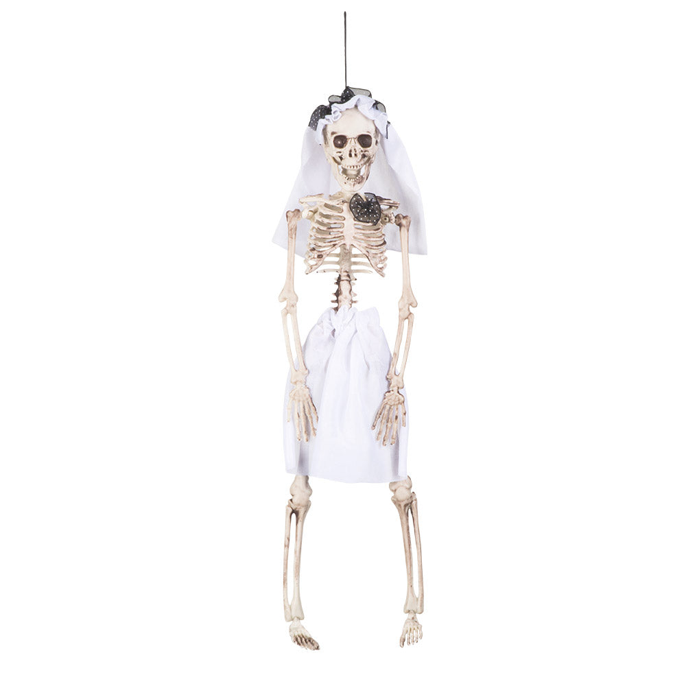 das-kost-mland-dekorationen-h-ngefigur-skelett-braut-40cm image 1