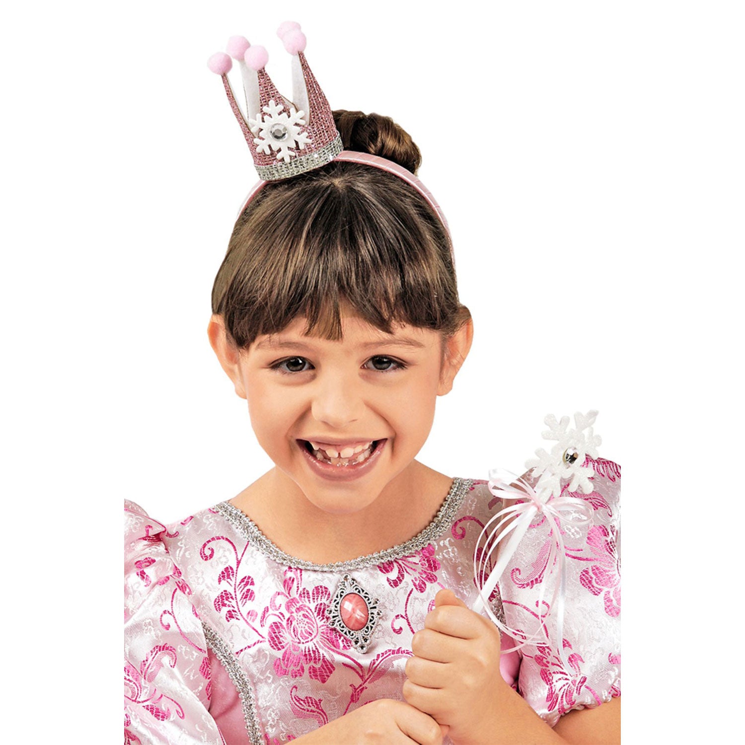 schneek-nigin-krone-und-feenstab-rosa-prinzessin-set image 2
