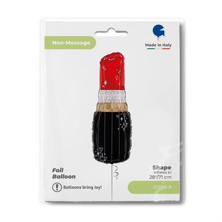 das-kost-mland-dekorationen-shape-folienballon-lippenstift-71cm-rot image 2