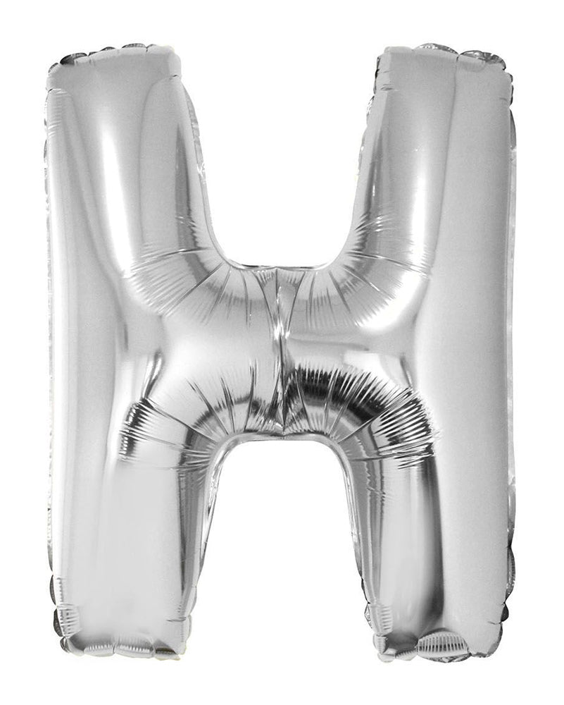 das-kost-mland-xxl-folienballon-buchstabe-h-100-cm-silber image 1