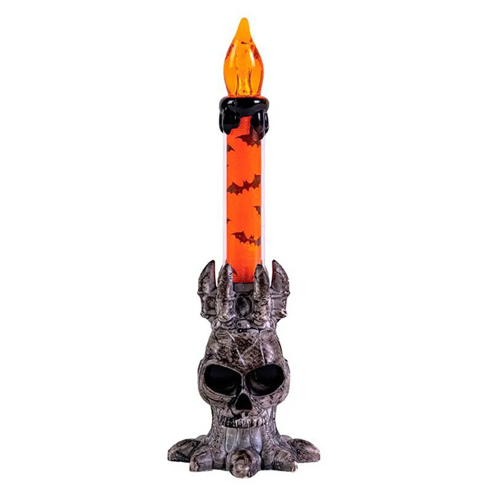 das-kost-mland-halloween-kerzenst-nder-totenkopf-led-deko image 1