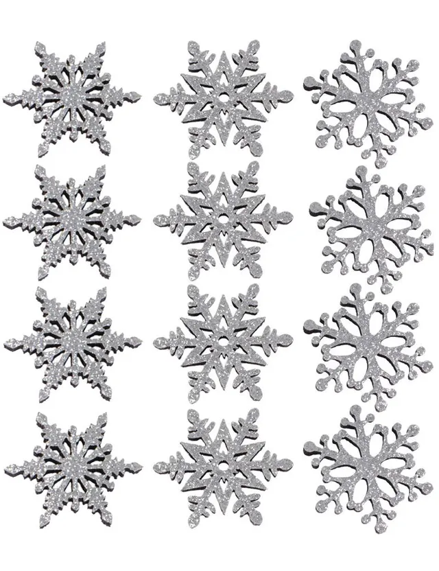 riffelmacher-filz-streudeko-glitter-silber-flocken-4cm image 1