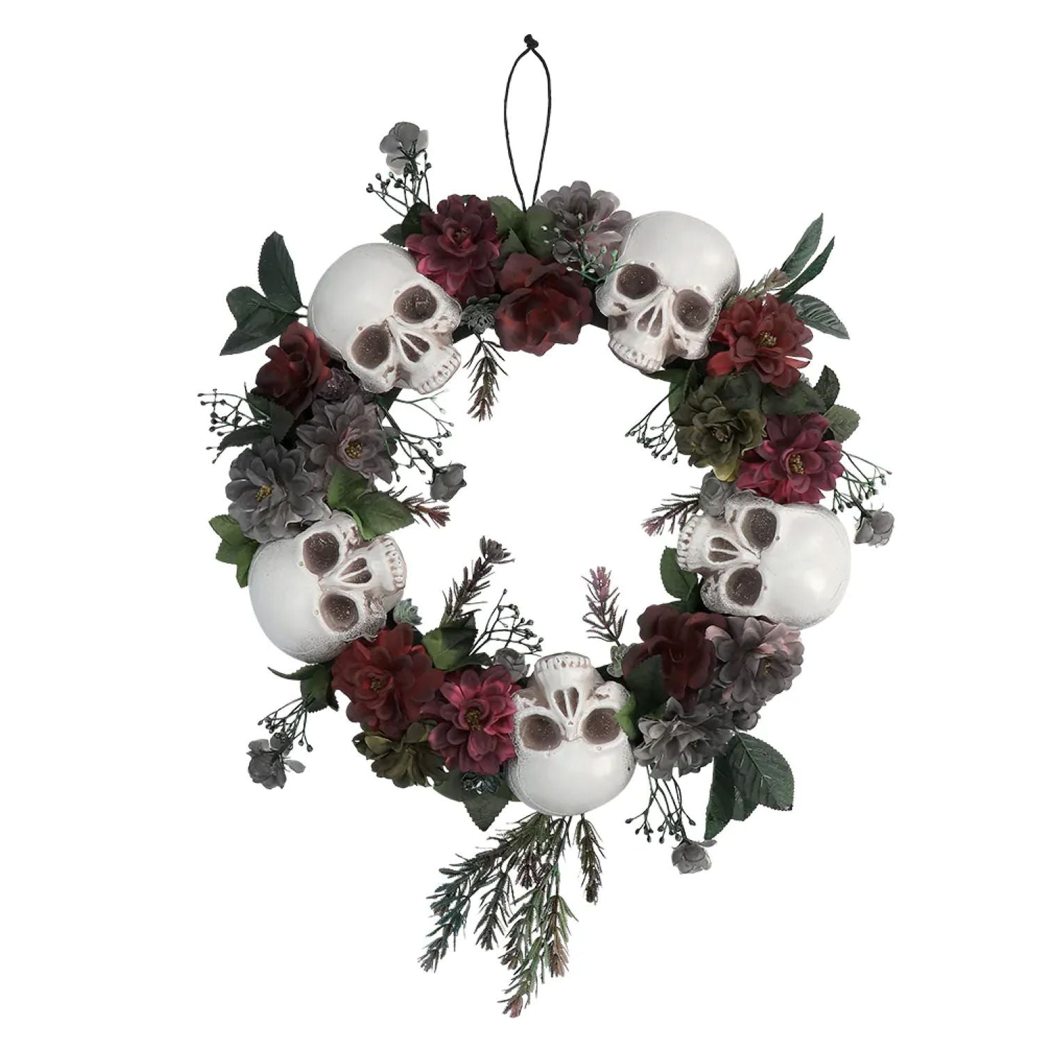 das-kost-mland-halloween-blumenkranz-sch-del-40-5-cm-deko image 1