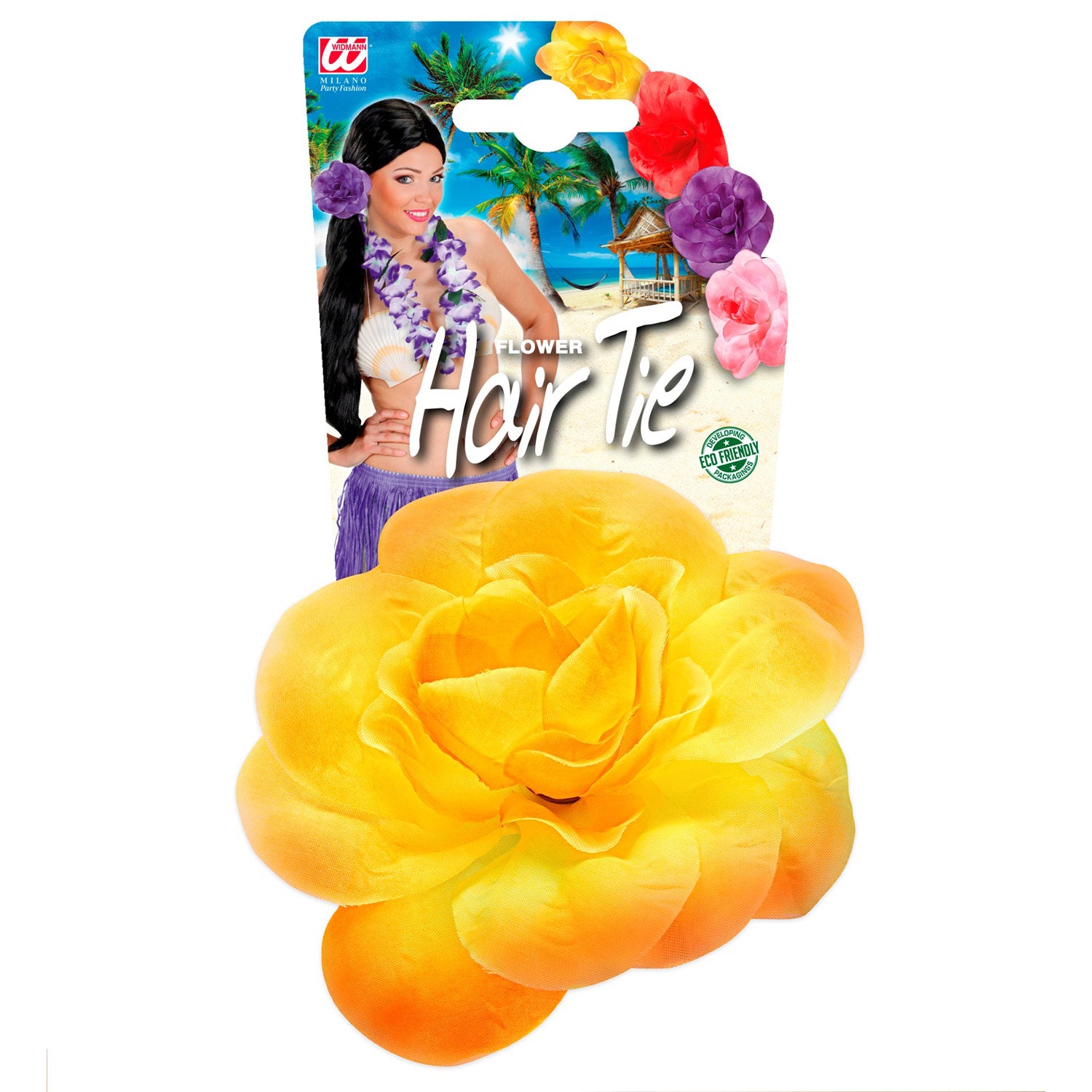 das-kost-mland-haargummi-blume-gelb-sommer-accessoire image 6