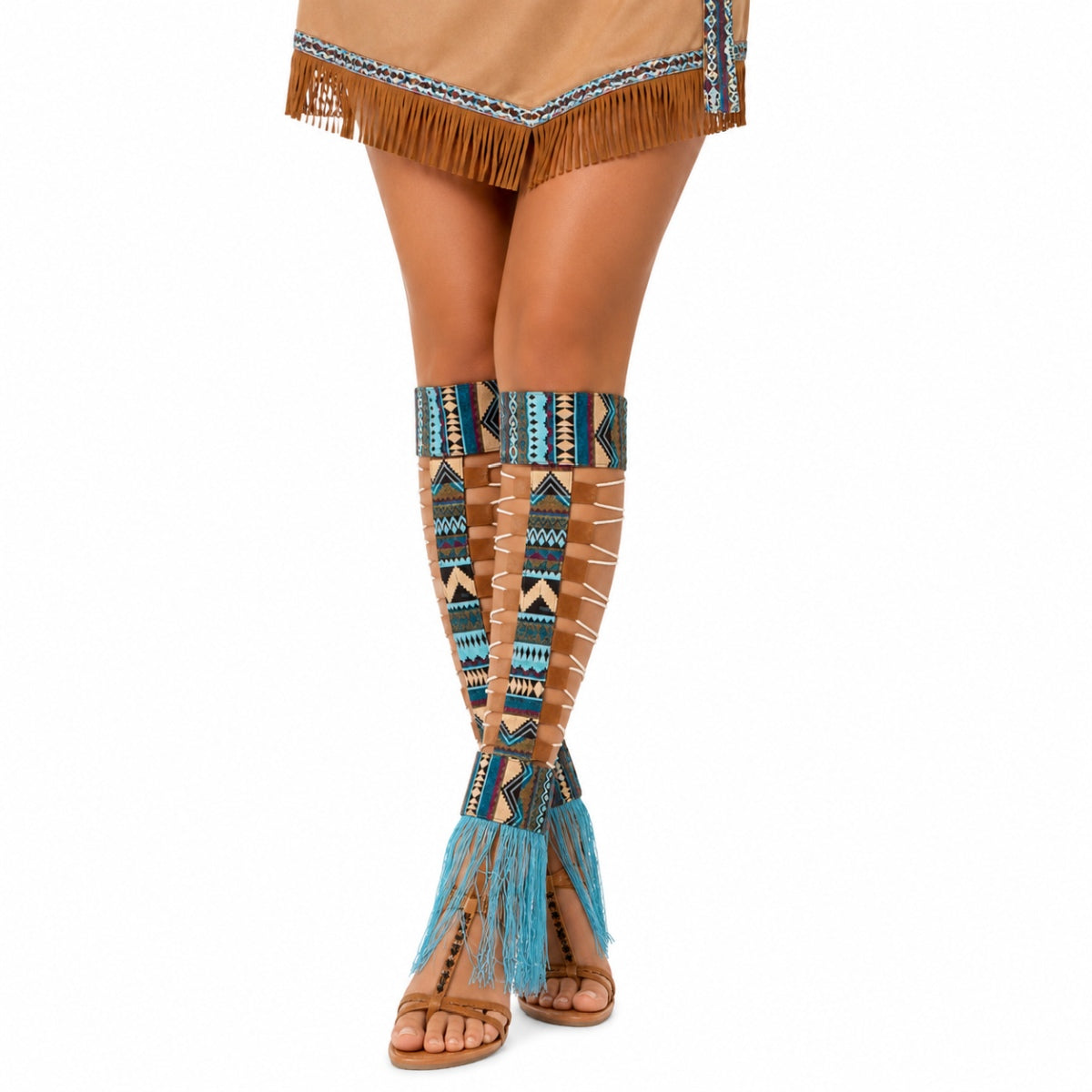 das-kost-mland-accessoires-cherokee-beinstulpen-indianerin image 3