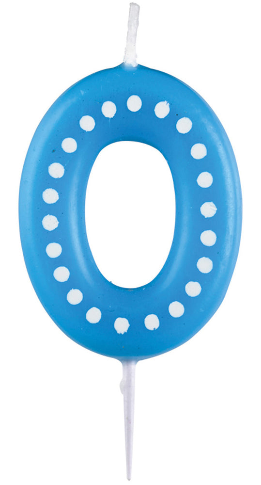 das-kost-mland-dekorationen-zahlenkerze-0-geburtstagskerze-blau-6-5cm image 1