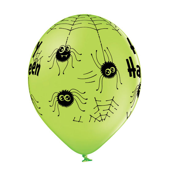 das-kost-mland-luftballon-spinnen-orange-mix-6-stk-30-cm image 2