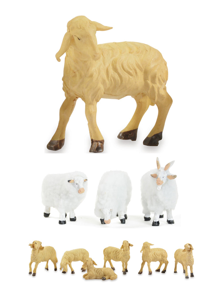 riffelmacher-krippenfiguren-schafe-ziegen-set-6-tlg-2-3-cm image 1