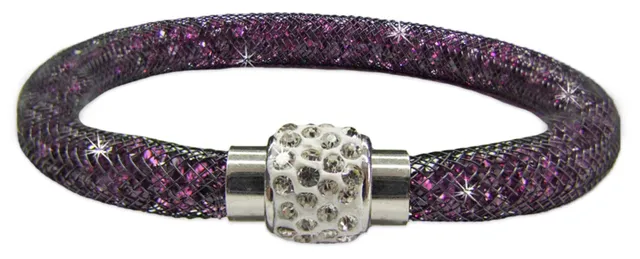 das-kost-mland-accessoires-stardust-armband-lila-glitzerkristall image 1