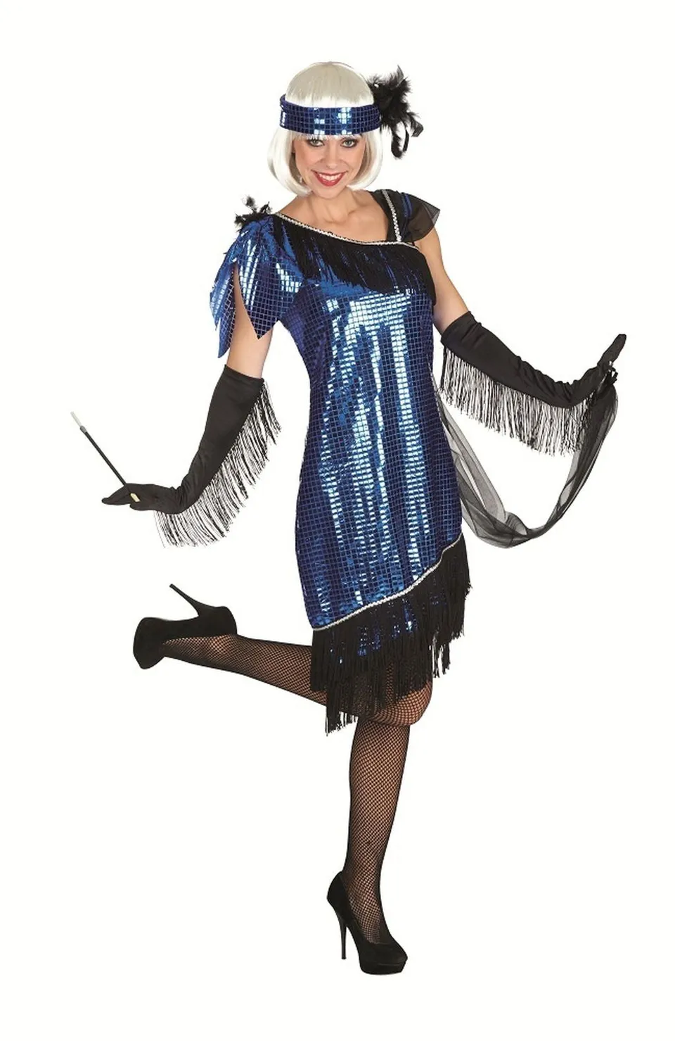 glitzer-charleston-kost-m-pailletten-damen-blau-36-38 image 1