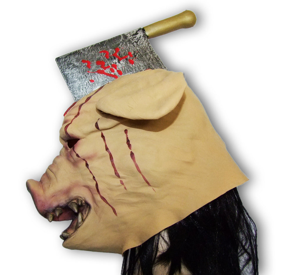 halloween-grusel-maske-schwein-mit-hackebeil-latex image 4
