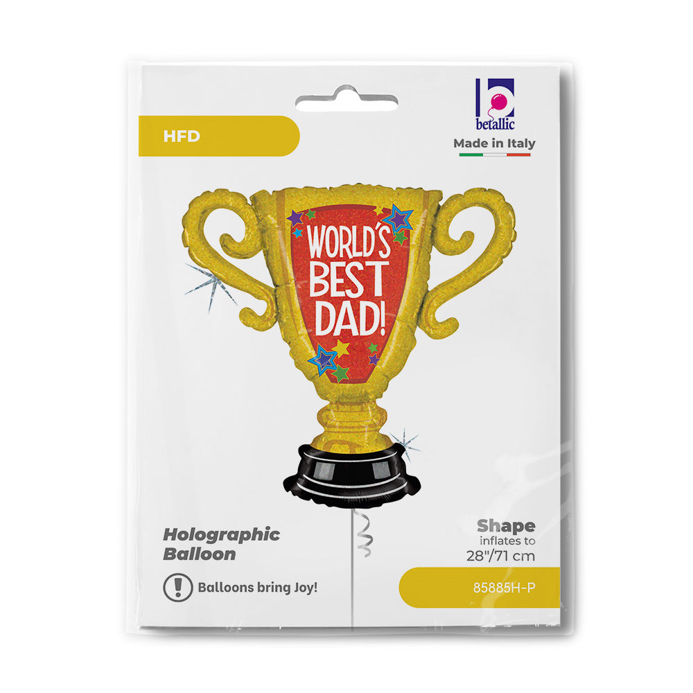 das-kost-mland-folienballon-pokal-best-dad-84cm image 2