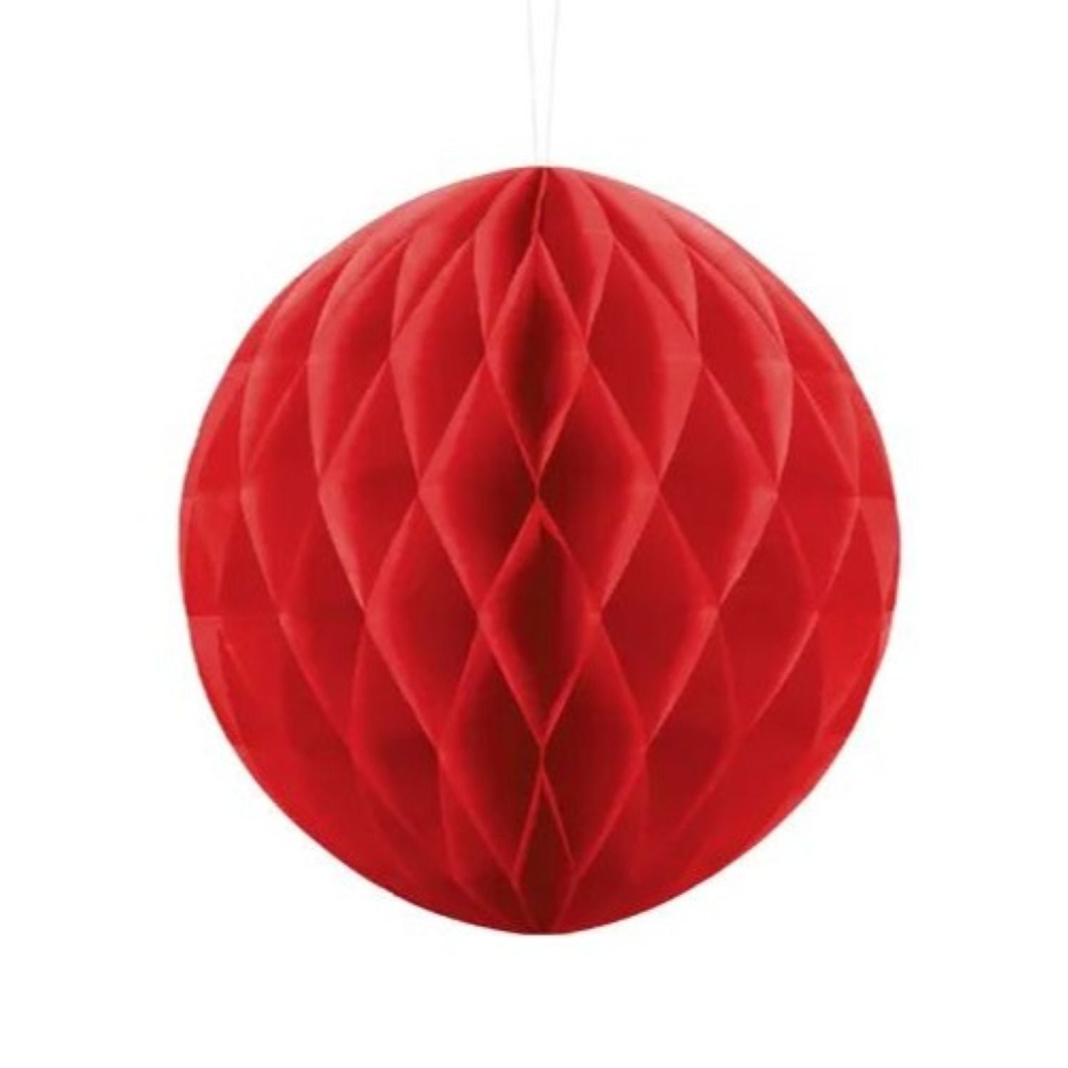 das-kost-mland-dekorationen-wabenball-rot-20cm-papier image 1
