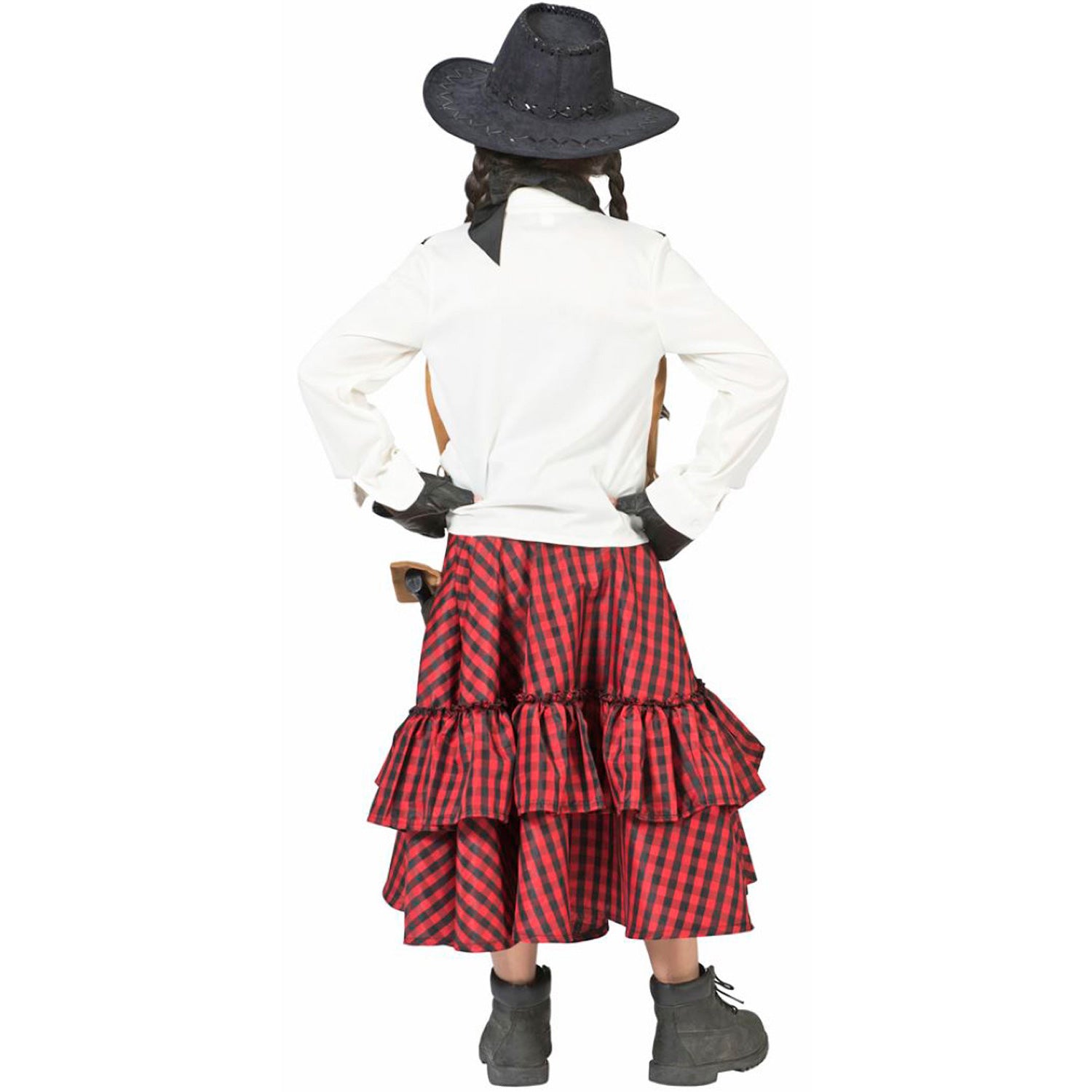 das-kost-mland-cowgirl-austine-m-dchenkost-m-rot-schwarz image 2