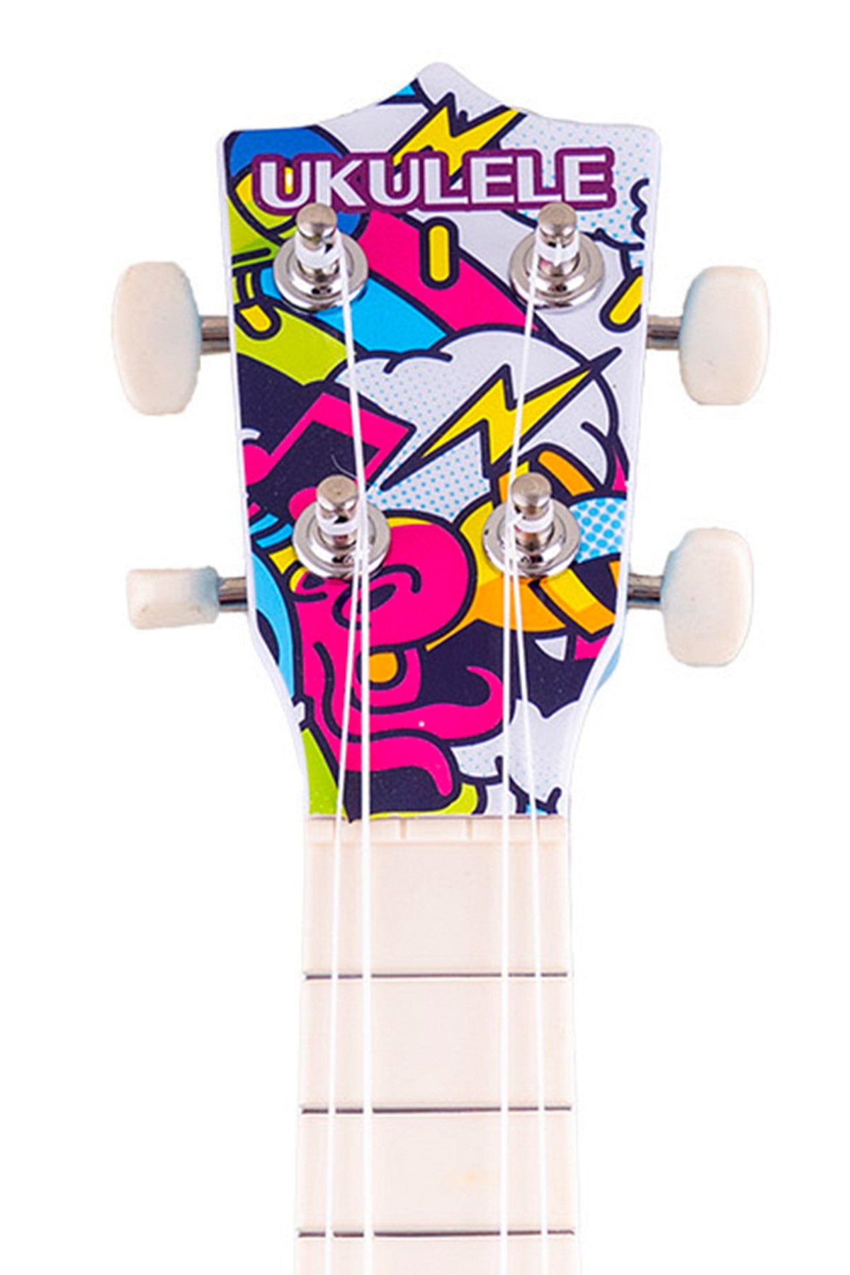 ukulele-graffiti-17-5x7x53cm-mehrfarbig-kunststoff-anf-nger image 3