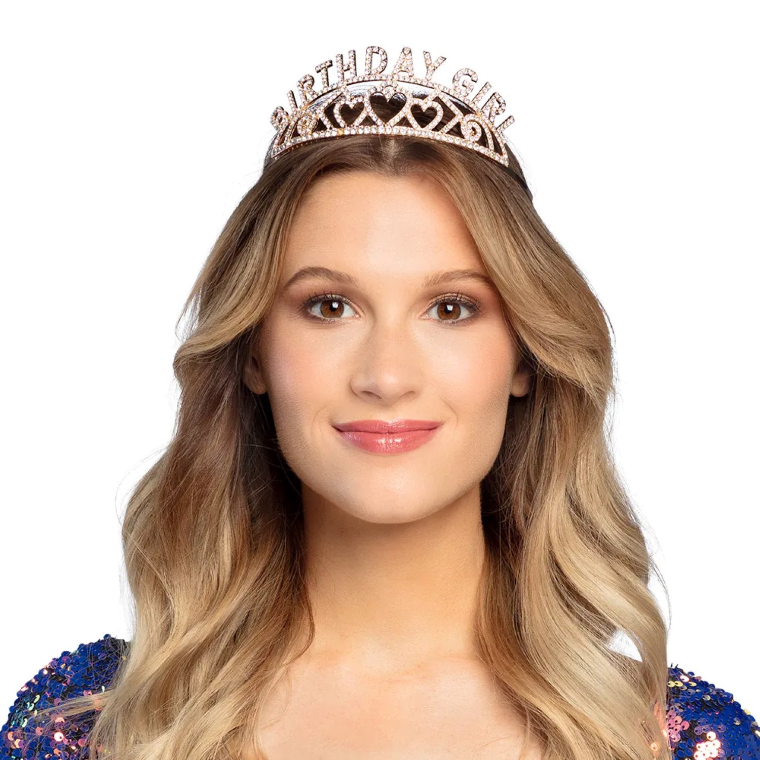 birthday-girl-krone-tiara-ros-gold-herzen image 2