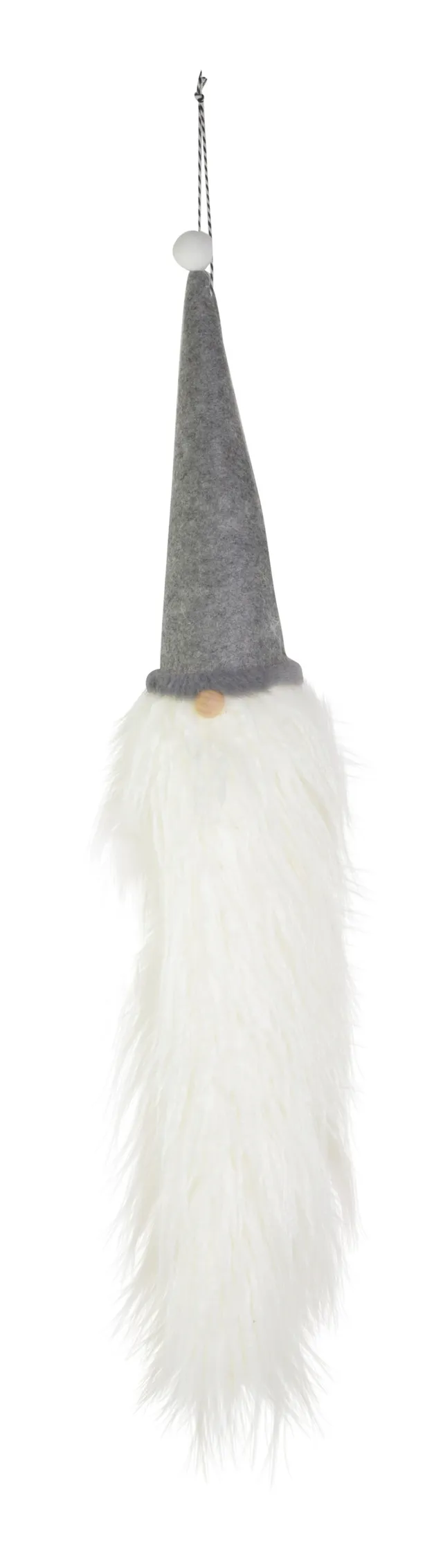 das-kost-mland-accessoires-h-nge-wichtel-wei-grau-7x67cm-19921 image 1