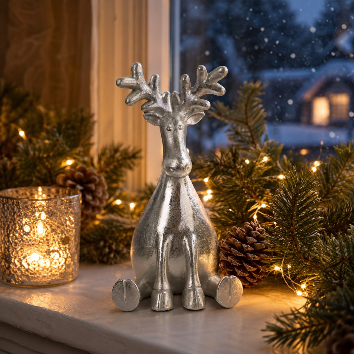 das-kost-mland-dekofigur-elch-harry-15x27-cm-silber-advent image 5