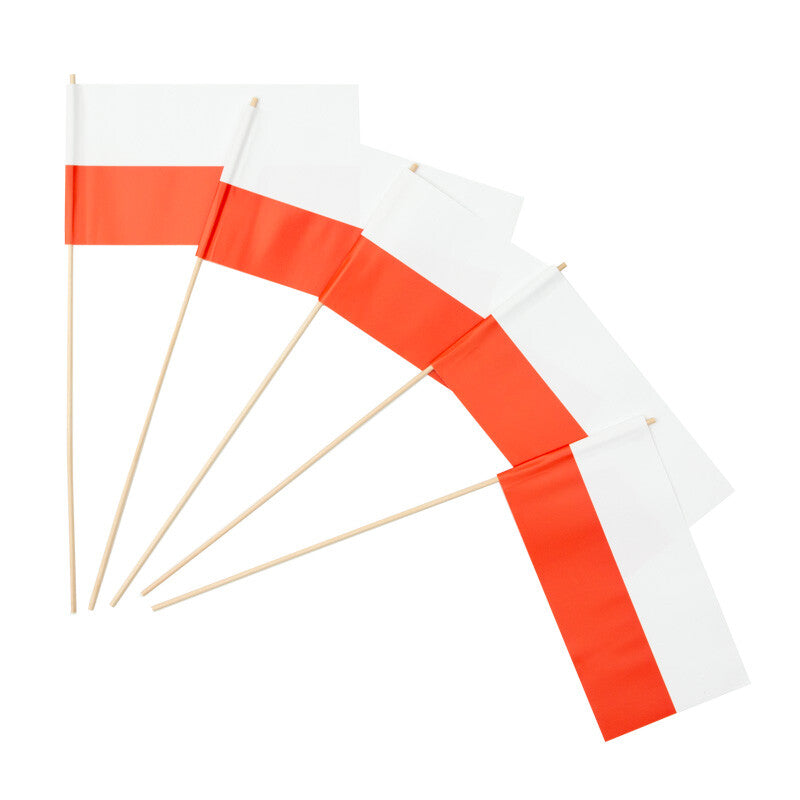 das-kost-mland-papierf-hnchen-polen-wei-rot-fan-deko image 1