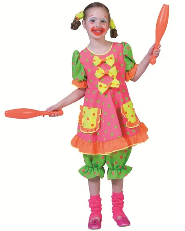 das-kost-mland-clown-girl-fluo-clownkost-m-m-dchen-bunt image 1