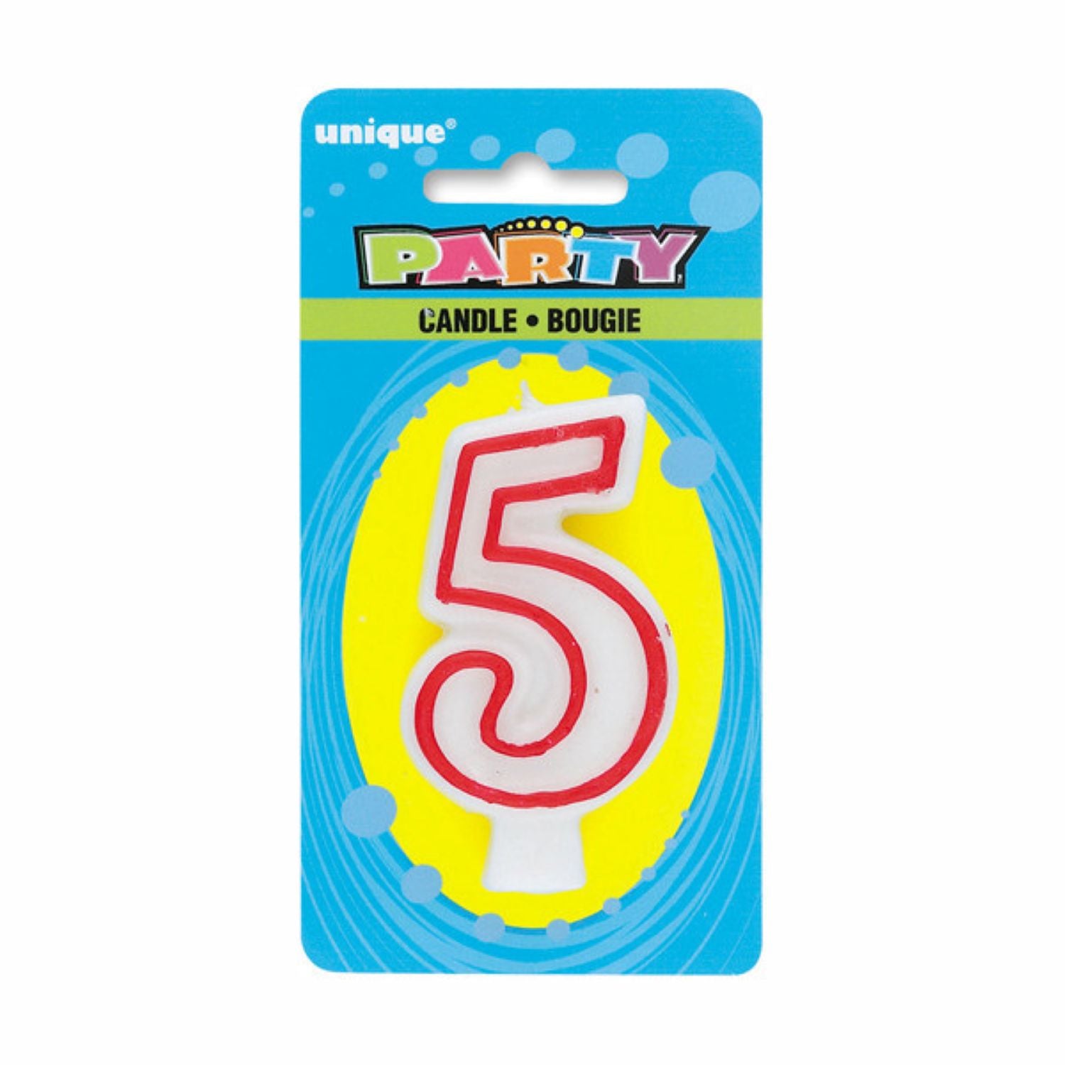 das-kost-mland-zahlenkerze-deluxe-5-tortendeko-geburtstag image 1