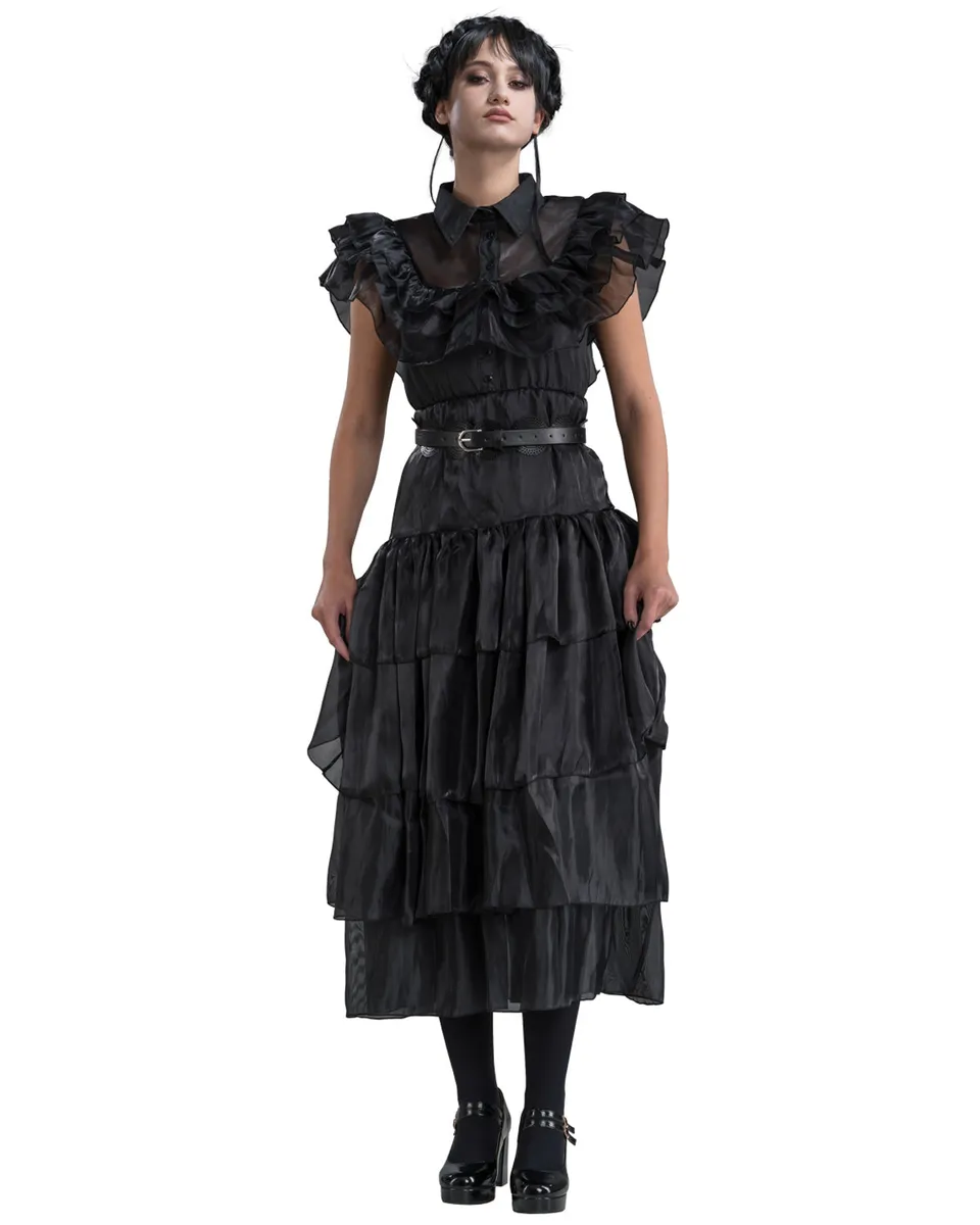 das-kost-mland-damen-wednesday-kost-m-ballkleid-rabenball-schwarz image 1