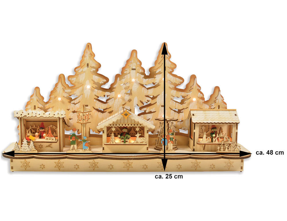 riffelmacher-fensterleuchter-weihnachtsmarkt-76367-natur-48cm image 2