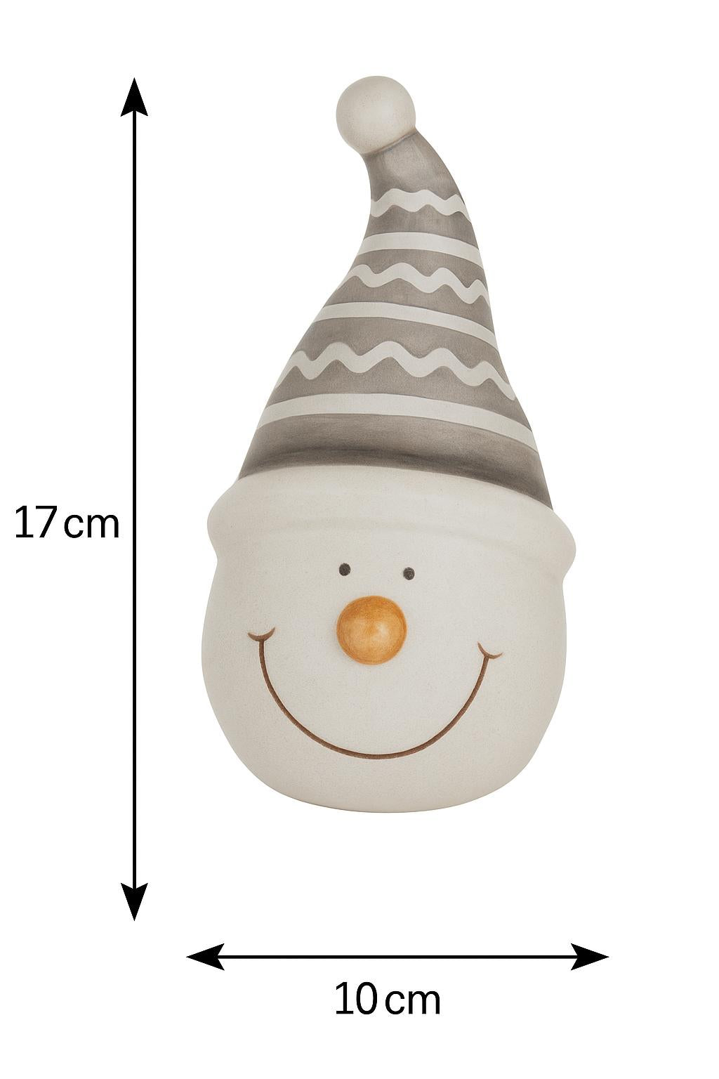 das-kost-mland-accessoires-schneemann-gesicht-m-tze-wei-grau-10x17cm image 6