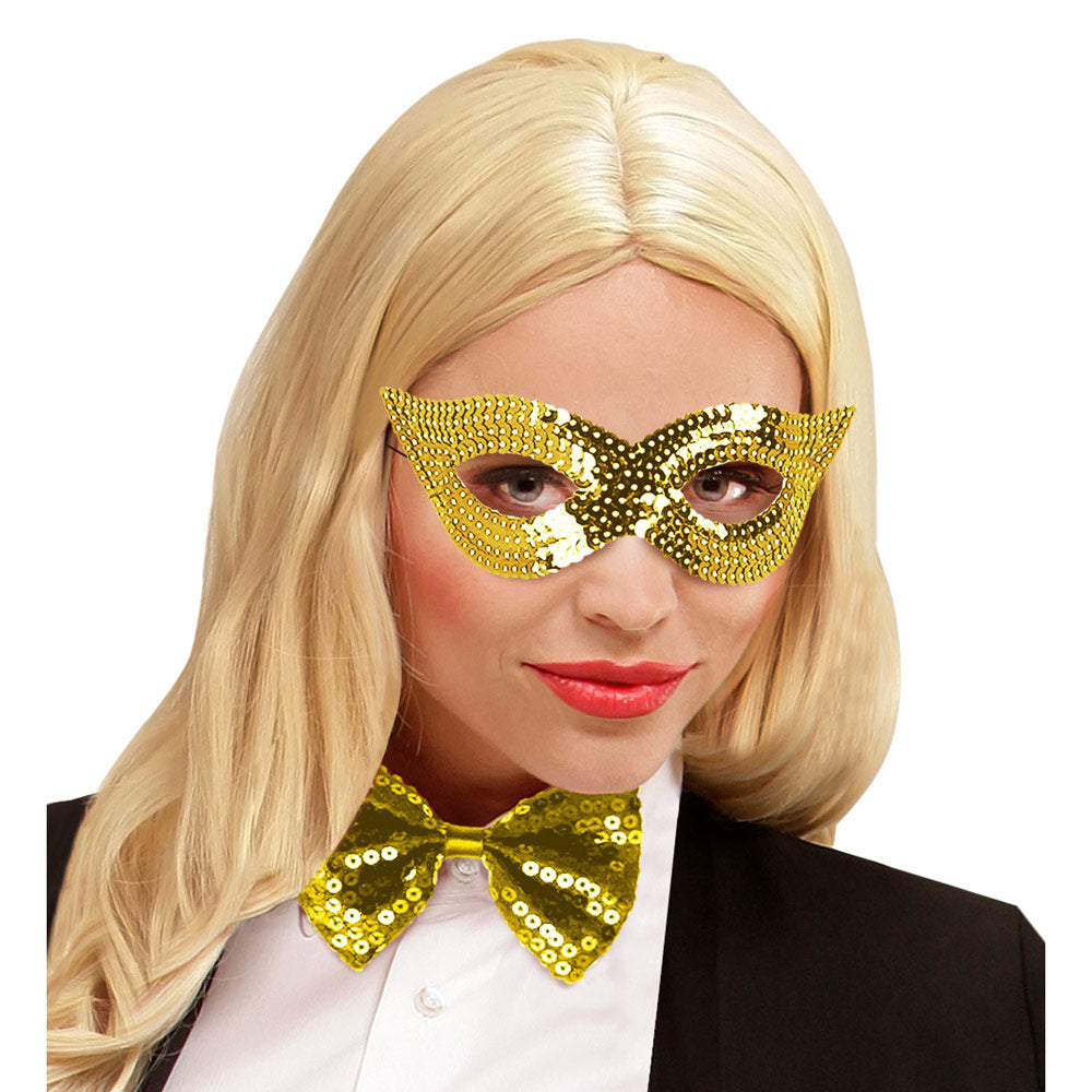 das-kost-mland-accessoires-augenmaske-katzenauge-05914-gold-pailletten image 3