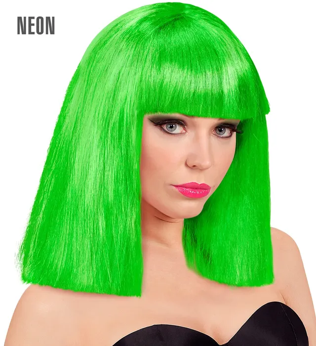 das-kost-mland-accessoires-per-cke-showgirl-neon-gr-n-longbob image 1