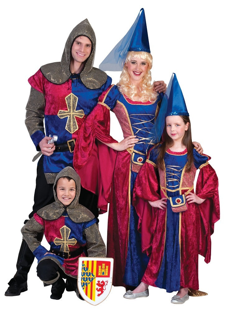 das-kost-mland-burgfr-ulein-isabella-damenkost-m-36-38-samtkleid image 3