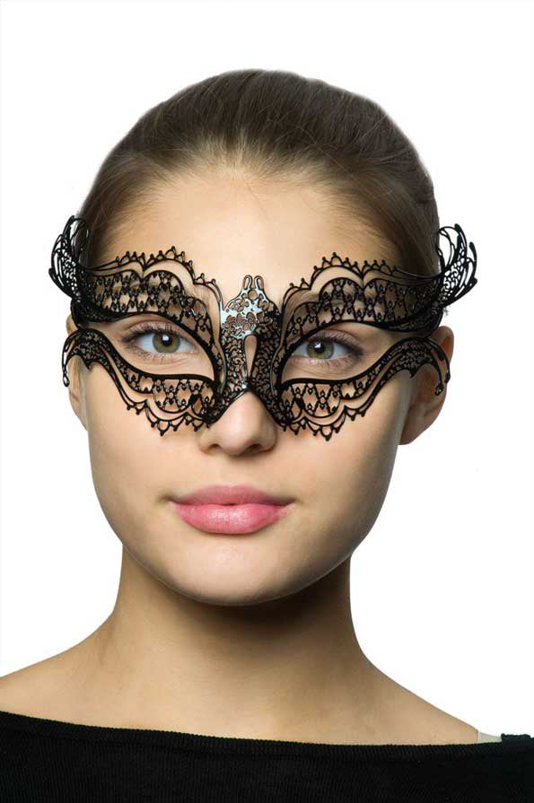 das-kost-mland-evelyn-augenmaske-schmetterling-metall-schwarz image 3