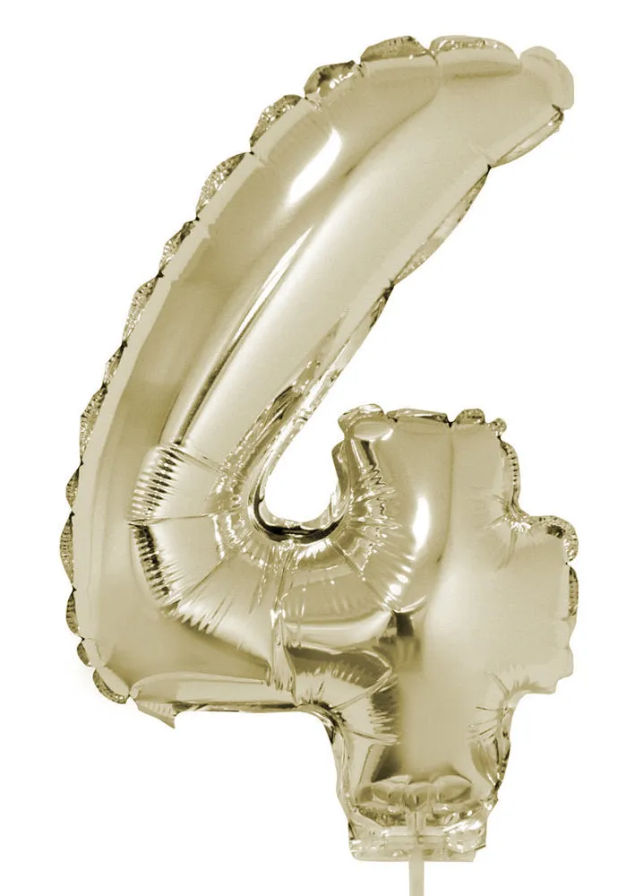 zahlen-folienballon-41-cm-champagner-zahl-4-mit-stab image 1