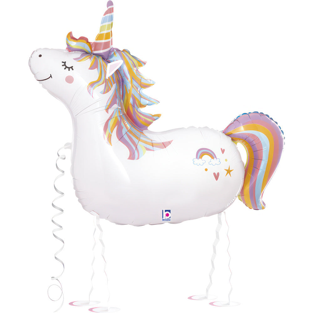 das-kost-mland-deko-airwalker-einhorn-folienballon-91-cm image 1