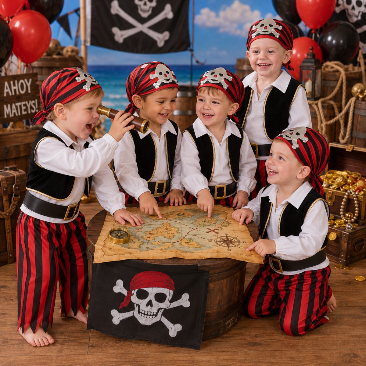 das-kost-mland-baby-piraten-kost-m-seer-uber-bandana-gr-86-104 image 3