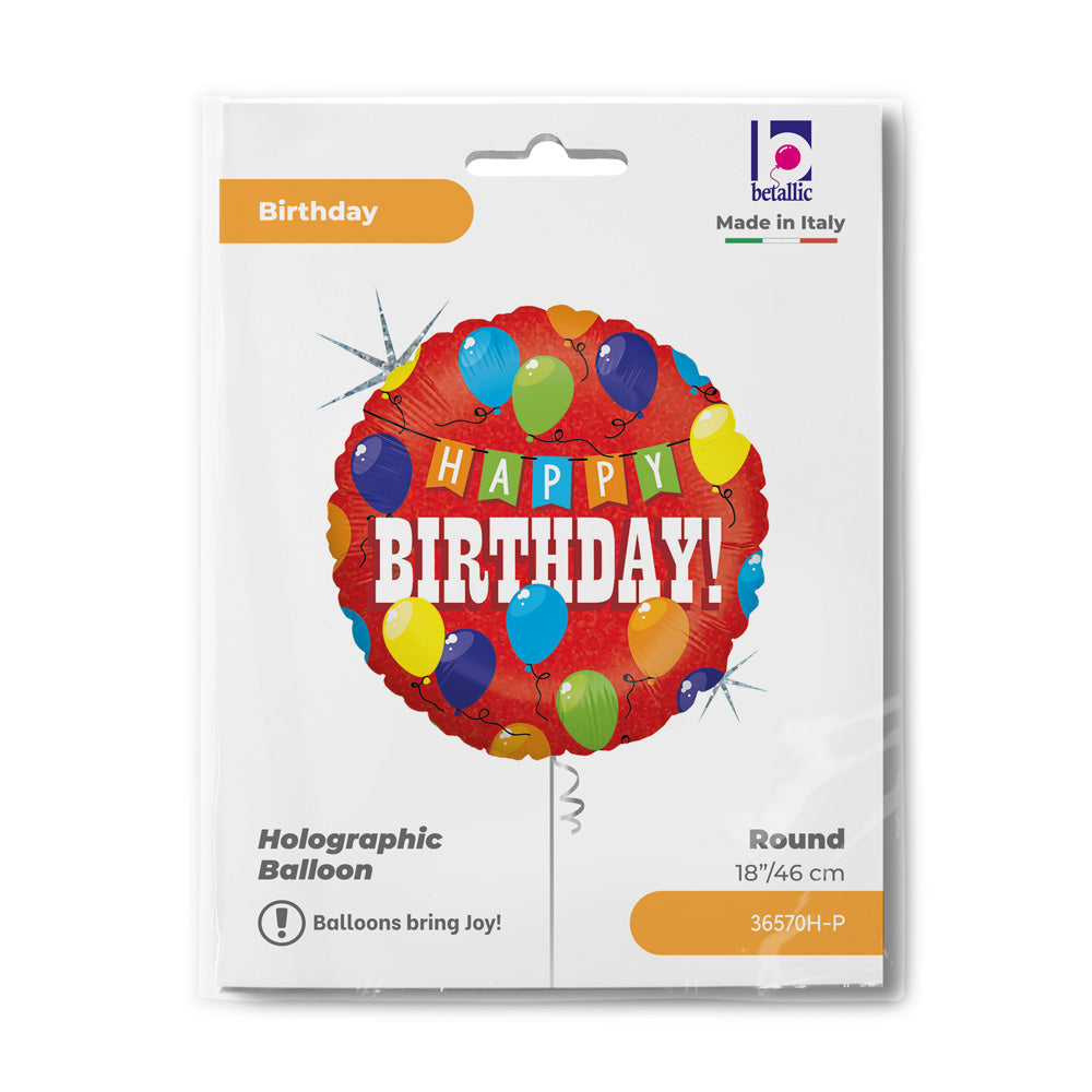 das-kost-mland-happy-birthday-folienballon-46cm-holo-glitter image 2