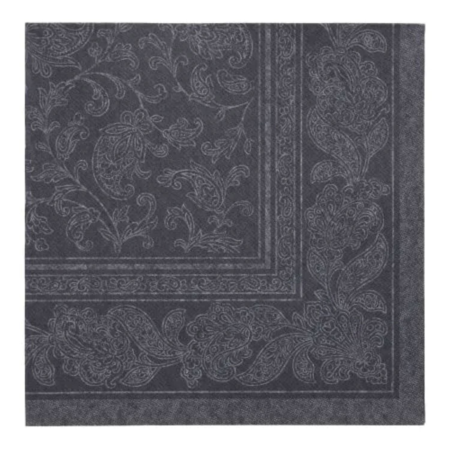 das-kost-mland-dekorationen-servietten-ornaments-schwarz-50stk image 1