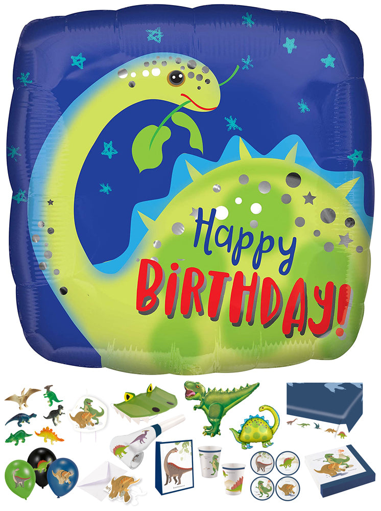 das-kost-mland-happy-dinosaurier-partygeschirr-set-dino-kindergeburtstag image 1