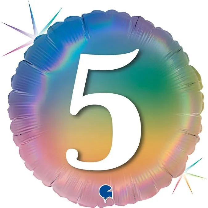 das-kost-mland-dekorationen-folienballon-happy-colourful-rainbow-45cm image 1